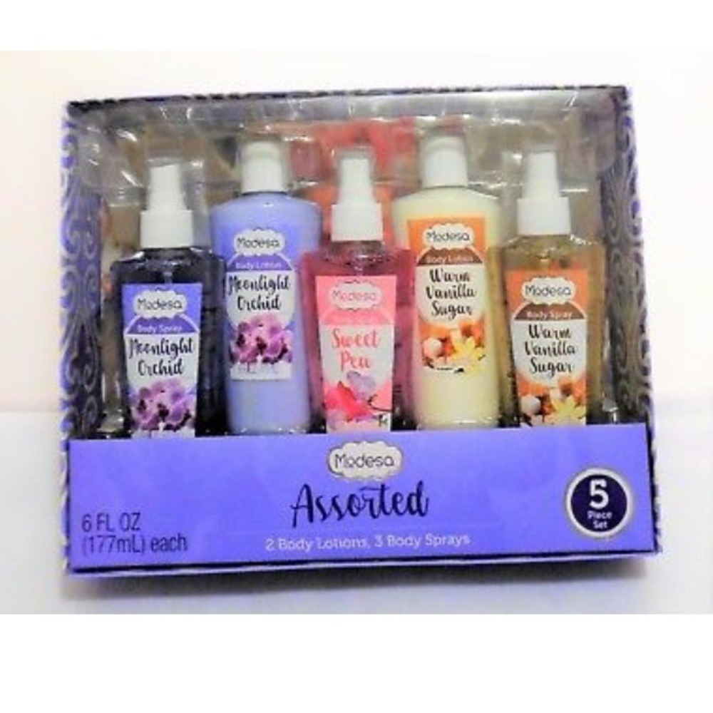 Modesa Assorted 5 Piece body lotions/sprays